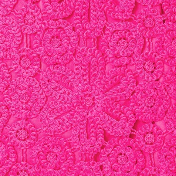 NWT Lilly Pulitzer Passion Fruit Pink Soiree
Crochet Marquette Crochet Dress - Picture 5 of 6